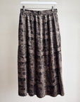 Abstract Gray Pleated Midi Skirt - Hey Jude