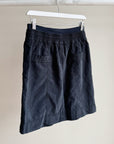 Black Silk Utility Mini Skirt - Hey Jude