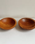Small Teak Serving Bowls