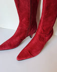 Scarlett Suede Pointed Mid-Calf Boots | Size 7 - Hey Jude