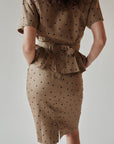 Teak Polka Dot Linen Set