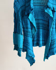 Lapis Patchwork Felted Knit Cardigan - Hey Jude