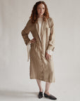 Sand Silk Lightweight Trench Coat