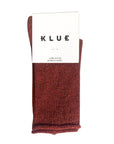 KLUE | Glitter Lurex socks in Red