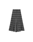 Cubic | Cotton Patchwork Check A-Line Maxi Skirt