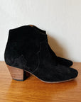 Isabel Marant Black Suede Ankle Boots | Size 37 - Hey Jude