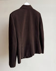 Chocolate Wool + Cashmere Shacket