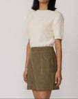 LAUDE the Label | Classic Mini Skirt in Olive