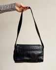 Black Utility Shoulder Bag