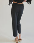Chloe Black Cropped Trousers