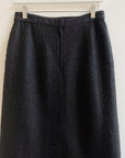 Soot Textured Midi Skirt