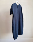 Navy Linen Tshirt Dress