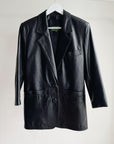Onyx Danier Leather Blazer