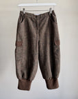 Carob Speckled Cargo Capris