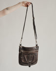 Espresso Leather Messanger Bag