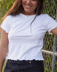LA RELAXED | Classique Tee in White