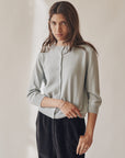 Sky Blue Cashmere Cardigan