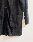 Onyx Sheer Ribbon Cardigan - Hey Jude