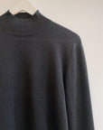 Sparkly Black Mock Neck Top