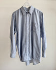 Blue Stripe Cotton Button Up