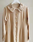 Natural Linen Collar Dress