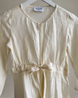 Eggshell Hemp Keyhole Tie Top