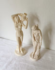 Santini Carrara Marble Female Sculptures