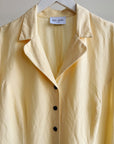 Butter Yellow Nautical Linen Dress