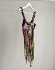 Floral Handkercheif Silk Beaded Cami