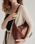 Auburn Leather Hobo Bag