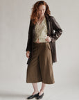 Umber Lamb Leather Trench Coat - Hey Jude