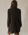 Umber Pinstripe Light Wool Jacket