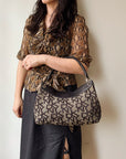 DKNY Monogram Rectangle Shoulder Bag