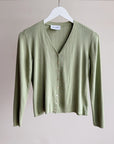 Sage Silk Knit Cardigan - Hey Jude