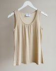 Soft Gold Metallic Tank