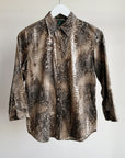Snake Print Ralph Lauren Shirt