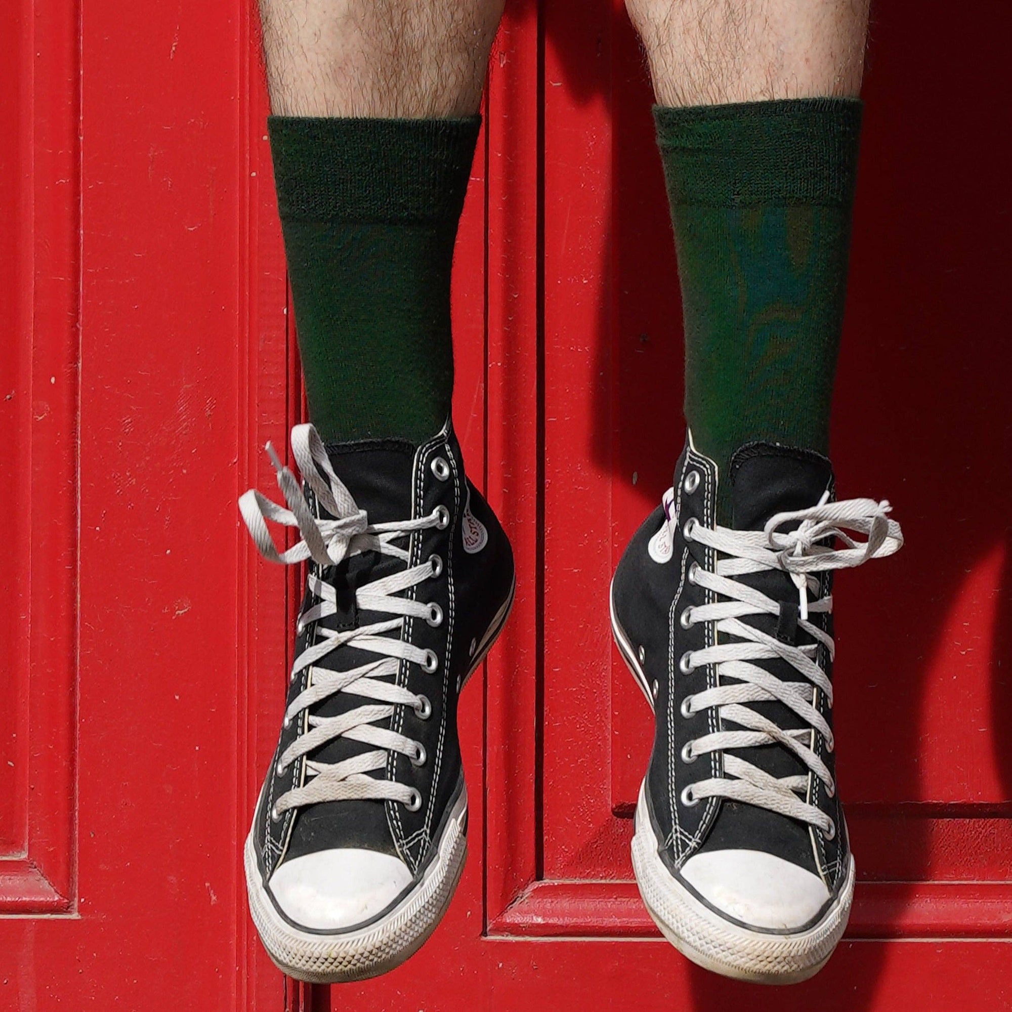 KLUE | Organic Solid Socks in Green