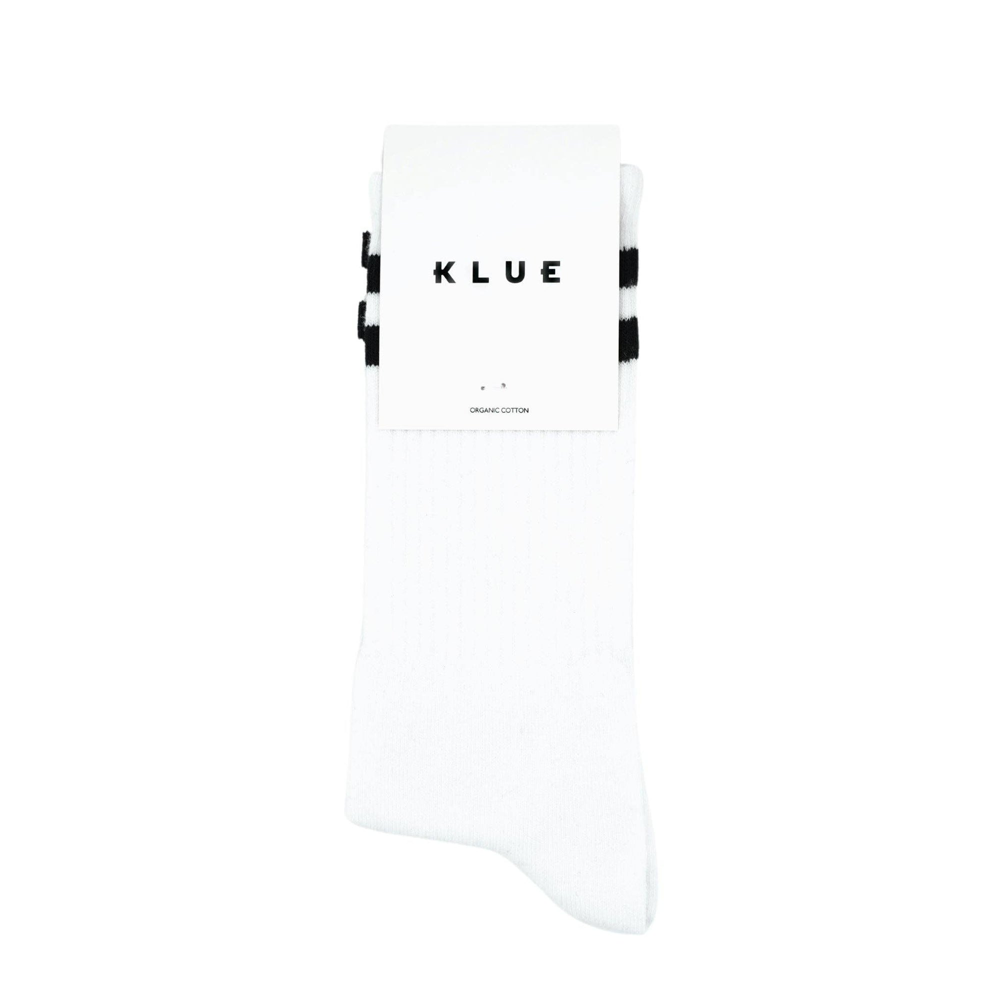 KLUE | Organic Cotton Tennis Socks in White