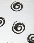KkCo - Pierced Spiral Brooch: Silver / OS - Hey Jude