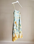 Tropical Ruched Silk Sundess