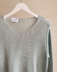 Sea Glass Silk Knit Sweater - Hey Jude