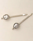 nar'sha | Pearl Metal Hair Bobby Pins