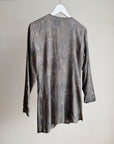 Charcoal Baroque Frog Closure Jacket - Hey Jude