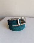 Teal Suede Belt