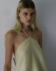 Deiji Studios | Linen Wrap Back Top in Butter