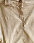 Ruched Utility Mini Skirt