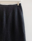 Soot Textured Midi Skirt
