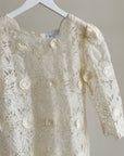 Ivory Embroidered Lace Tunic
