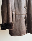 Espresso Sheepskin Leather Jacket