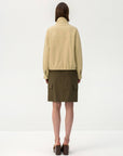 Cubic | Utility Funnel Jacket in Khaki